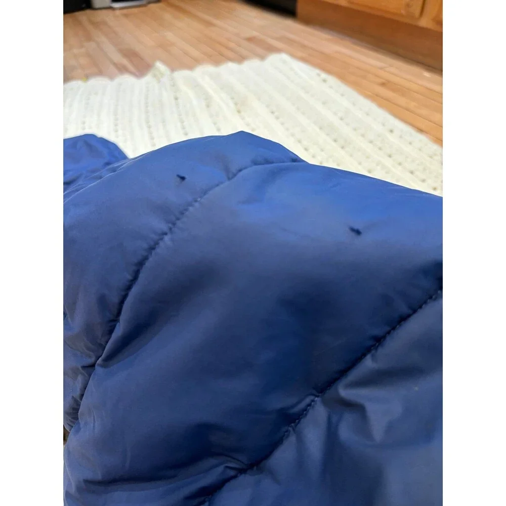 mini boden winter jacket coat 9/10 140 fair navy blue puffer parka warm